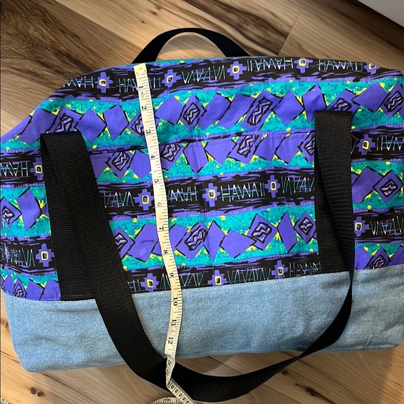 Colorful Retro Hawaii Duffle Bag NWOT - Picture 8 of 12